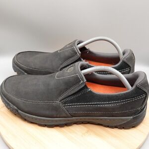 Merrell Loafers Mens  Size 10 Traveler Rove Black Slip On Moc Leather J42109